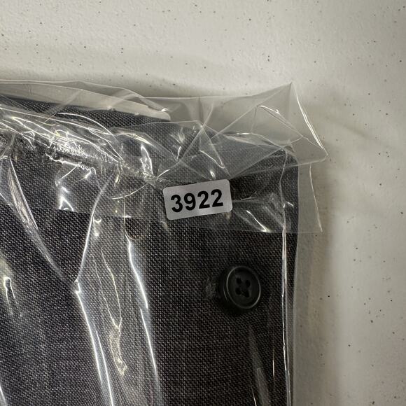 Chaps Suit Separates Vest Mens Large Grey 100% Wool Classic Knit - Picture 10 of 10